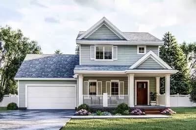 Compact and Cost-Conscious 2-Story House Plan