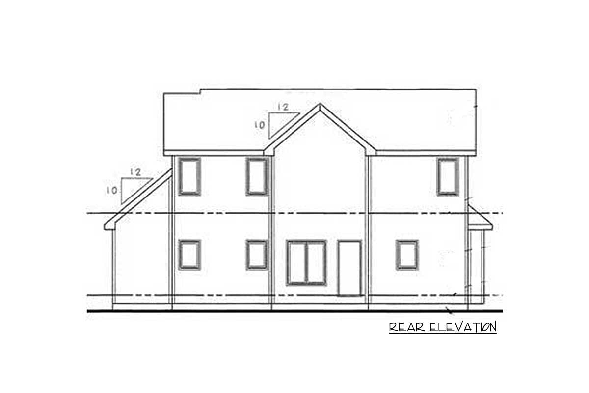 Plan 62416DJ: 3-Bedroom Traditional House Plan with Informal Layout - 1641 Square Feet - Image #9 - Traditional