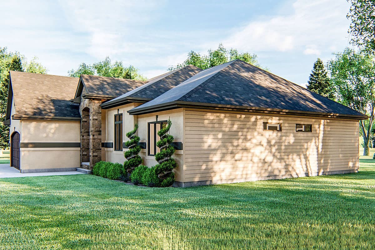 Plan 62423DJ: One-Story House Plan with Classic Detailing - Image #5 - Southern