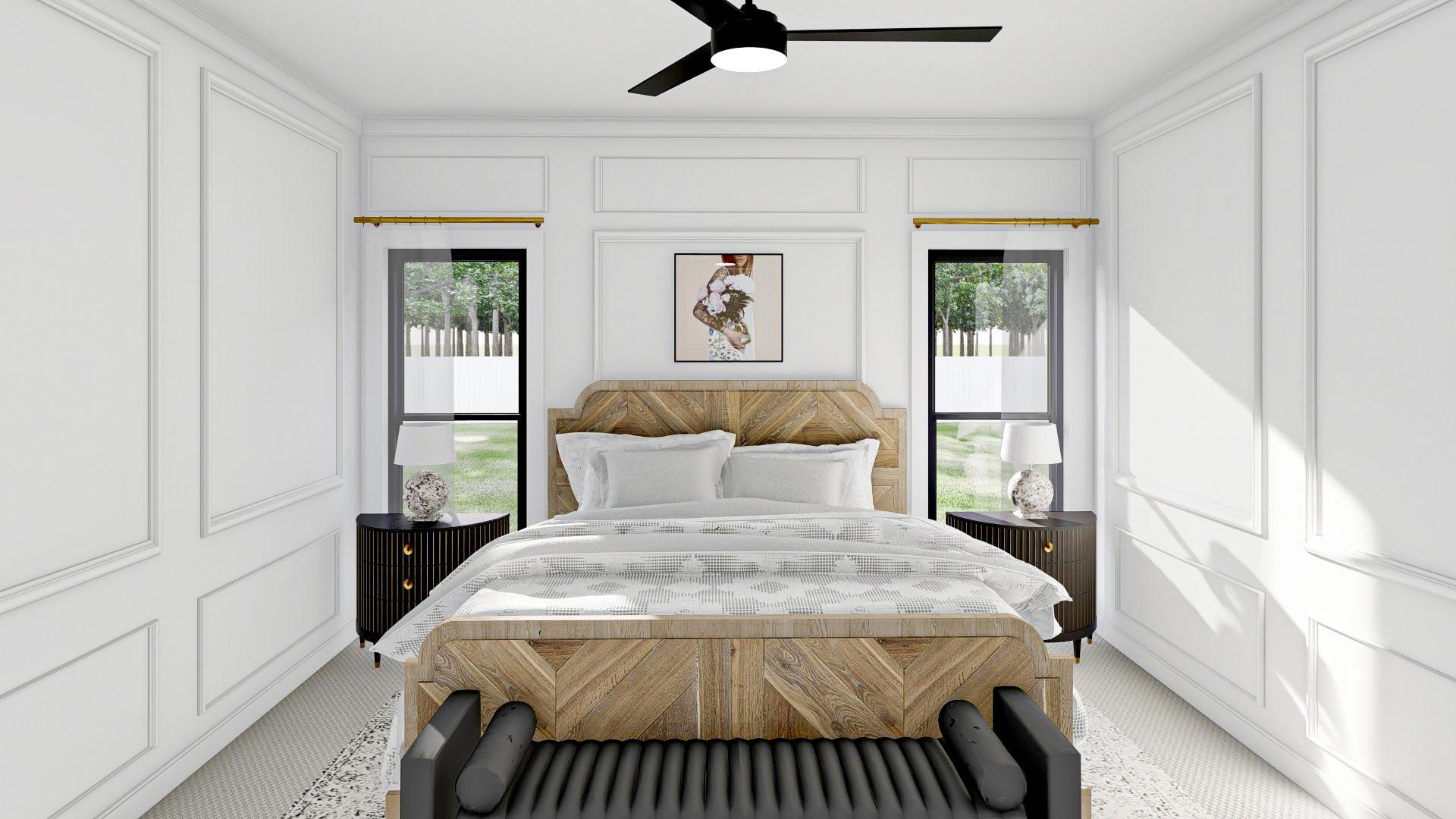 Plan 62436DJ: 2 Story Great Room with 3 Sided Fireplace - Image #12 - Country, Southern, Traditional