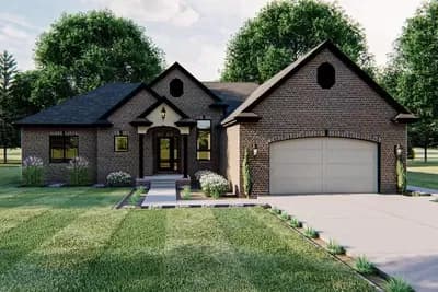 Modest-Yet-Refined Ranch Home Plan