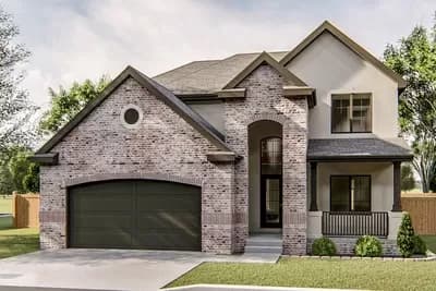 Narrow Lot Home Plan with 20