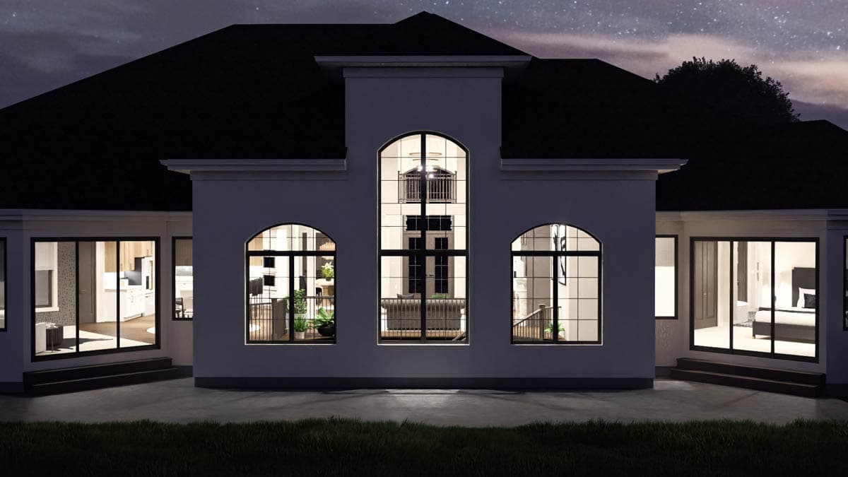 Plan 62461DJ: 3-Bed European House Plan with Two-Story Octagonal Great Room - 3992 Sq Ft - Image #25 - European, Southern