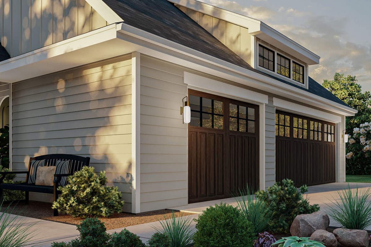 Plan 62470DJ: Garage with Shed Dormer Detail - Image #5