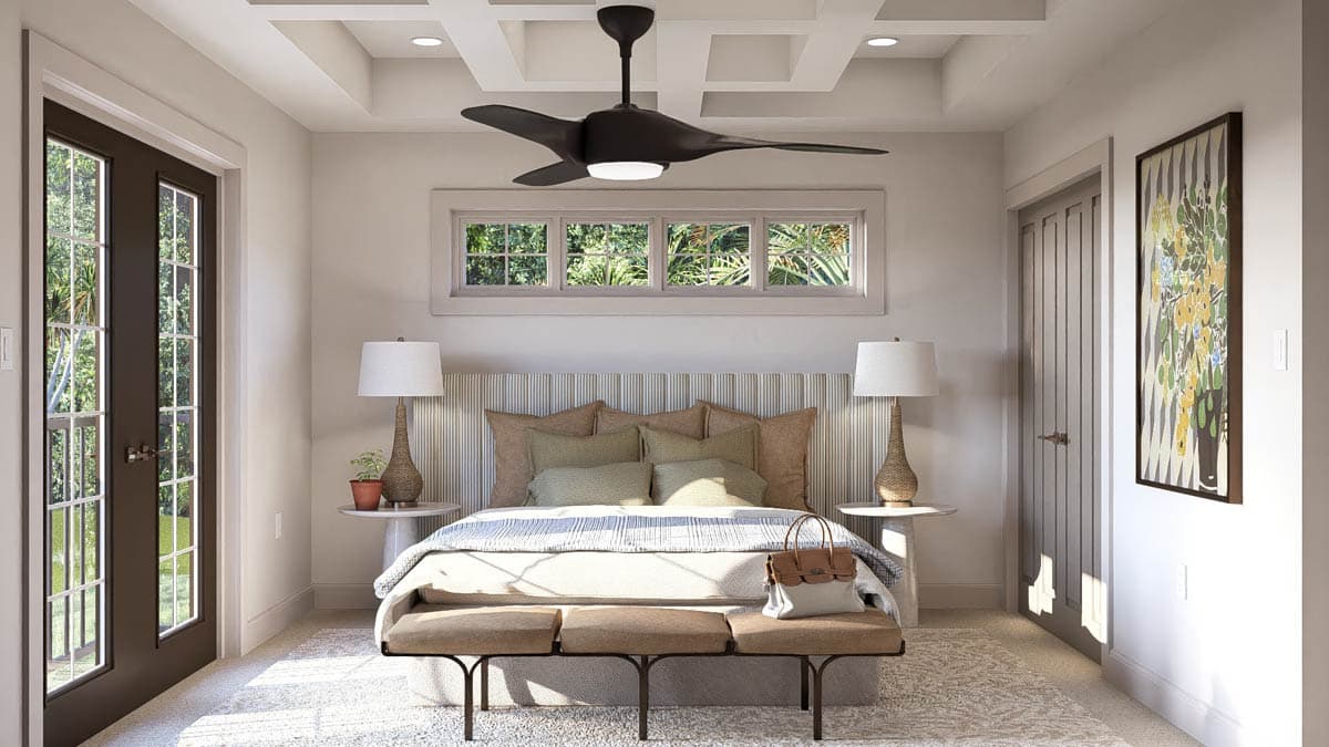 Plan 62488DJ: Two-Story Tuscan House Plan with 2-Car Drive-Under Garage - 1633 Sq Ft - Image #10 - Beach, Coastal, Mediterranean, Southwest, Tuscan