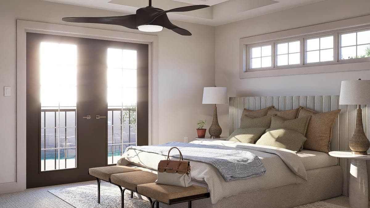 Plan 62488DJ: Two-Story Tuscan House Plan with 2-Car Drive-Under Garage - 1633 Sq Ft - Image #11 - Beach, Coastal, Mediterranean, Southwest, Tuscan