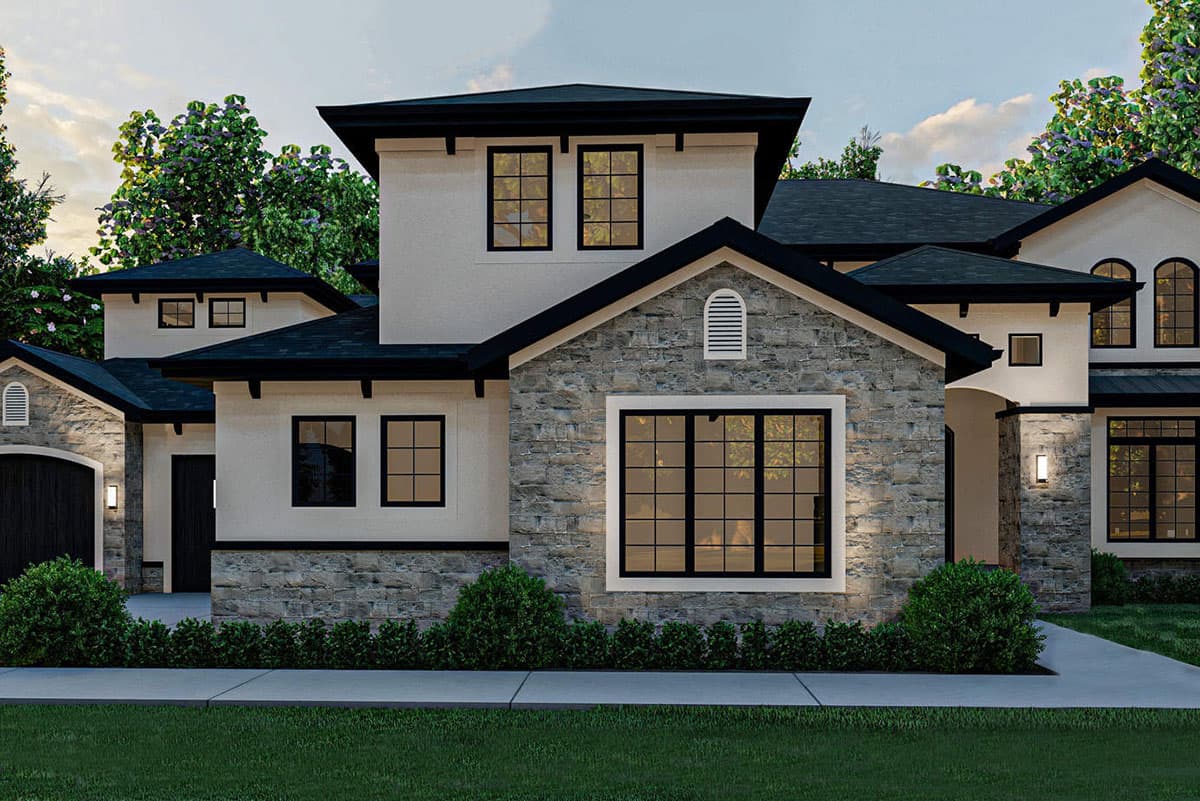 Plan 62496DJ: 5 Bed Luxury Italianate House Plan - Image #6 - European, Traditional