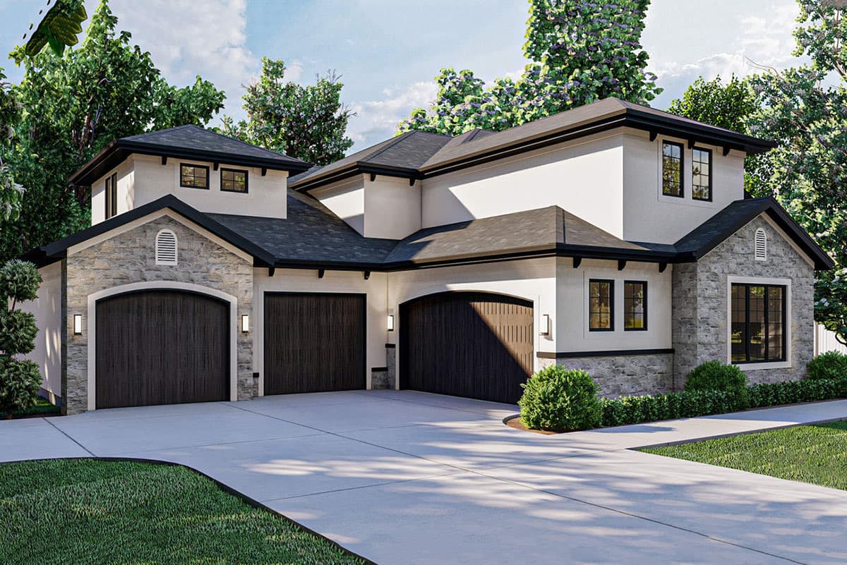 Plan 62496DJ: 5 Bed Luxury Italianate House Plan - Image #8 - European, Traditional