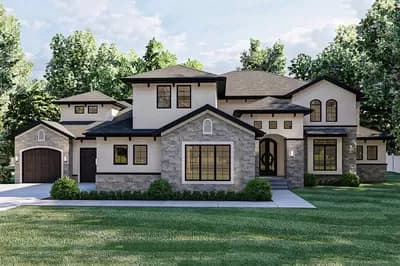 5 Bed Luxury Italianate House Plan