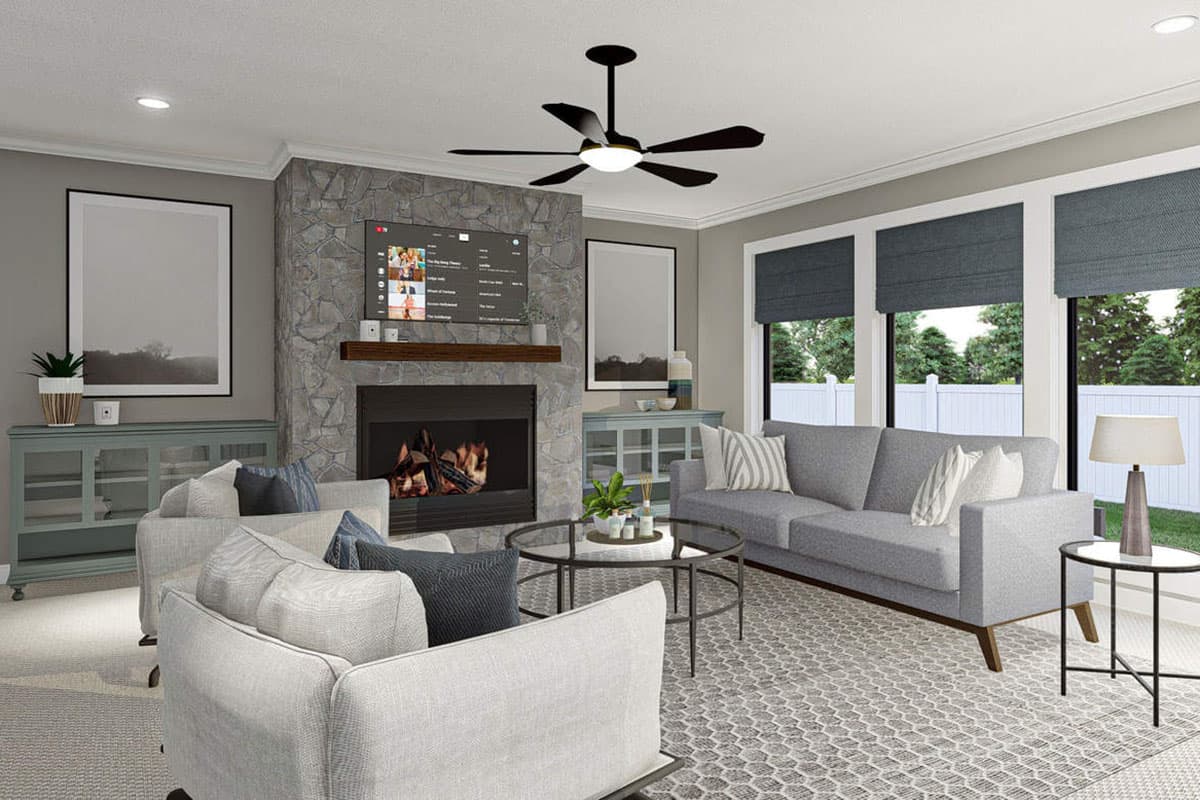 Plan 62501DJ: Compact 3 Bed Home Plan - Image #32 - Craftsman, Northwest