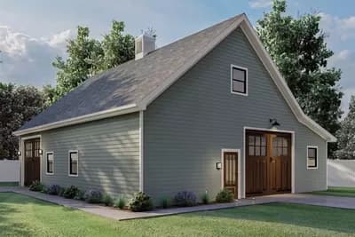 Garage With Loft