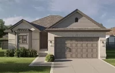 2-Bed Traditional House Plan with Formal Dining Room - 1267 Sq Ft