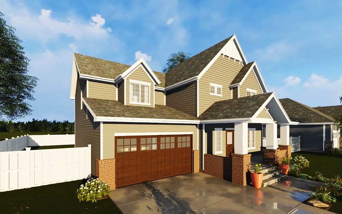 Plan 62504DJ: Craftsman Home Plan with Special Features - Image #10 - Craftsman, Northwest
