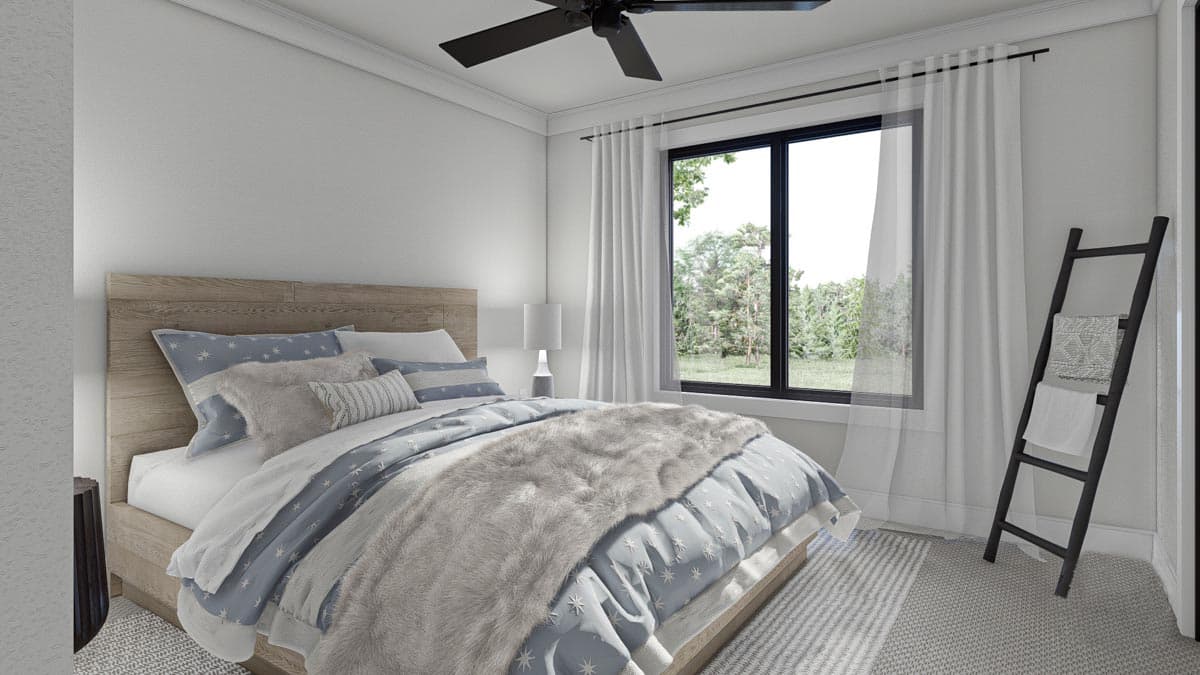 Plan 62518DJ: Narrow Lot Home Plan With All The Basics - Image #10 - Northwest
