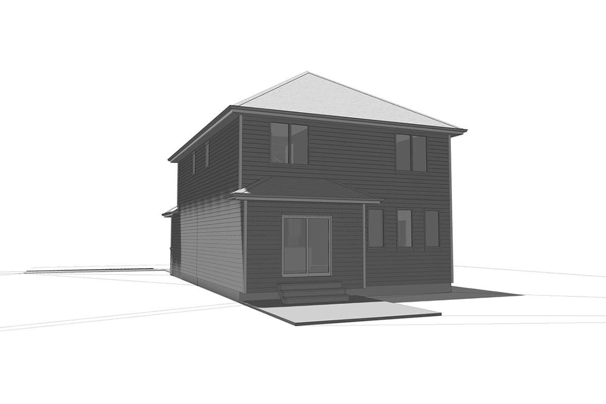 Plan 62518DJ: Narrow Lot Home Plan With All The Basics - Image #16 - Northwest