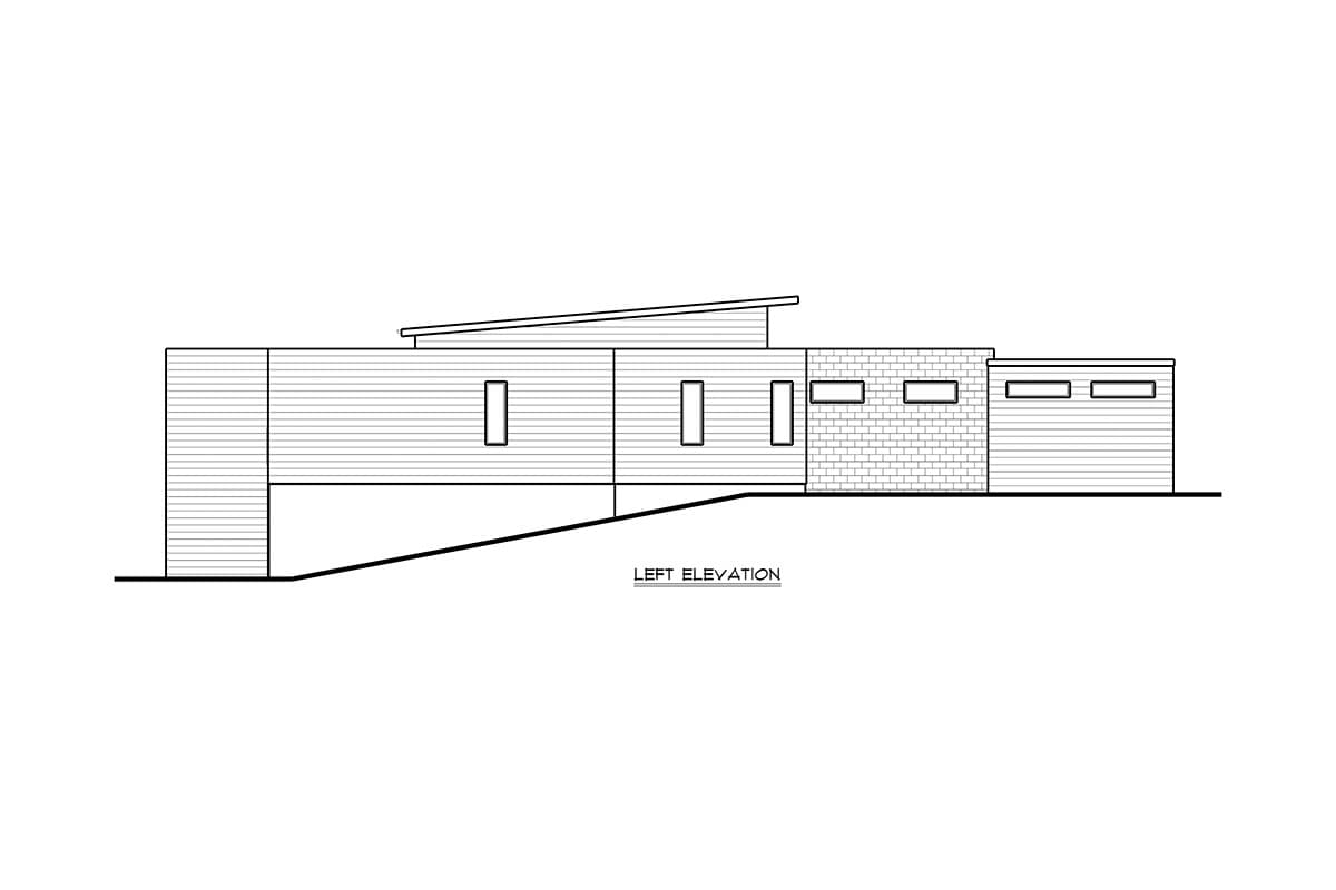 Plan 62528DJ: Eye-Catching Contemporary Home Plan - Image #11 - Contemporary, Mid Century Modern, Modern, Ranch