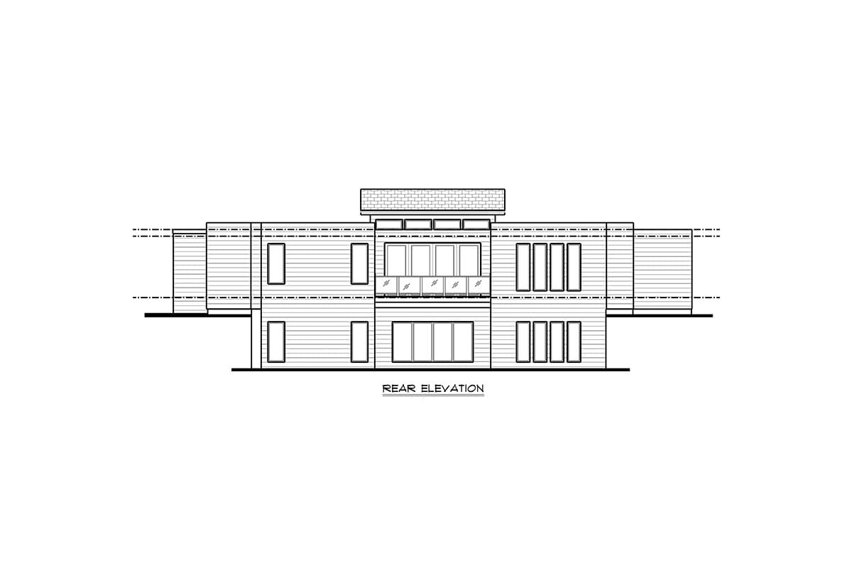 Plan 62528DJ: Eye-Catching Contemporary Home Plan - Image #12 - Contemporary, Mid Century Modern, Modern, Ranch