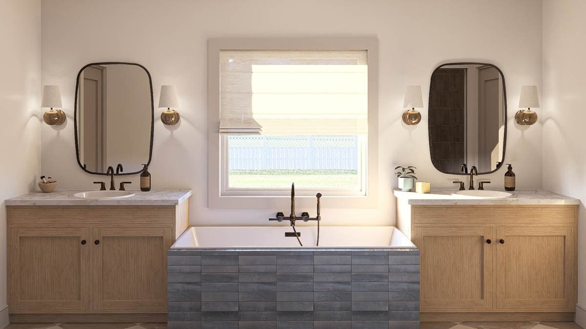 Plan 62530DJ: Stylish Ranch Home Plan - Image #9 - Ranch, Traditional