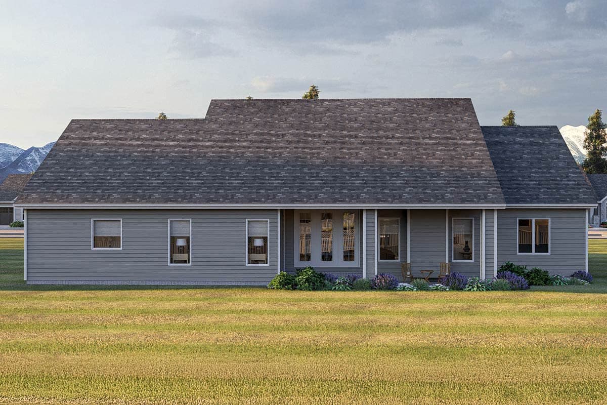 Plan 62530DJ: Stylish Ranch Home Plan - Image #12 - Ranch, Traditional