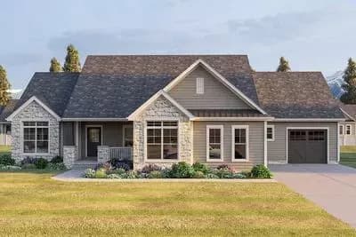 Stylish Ranch Home Plan