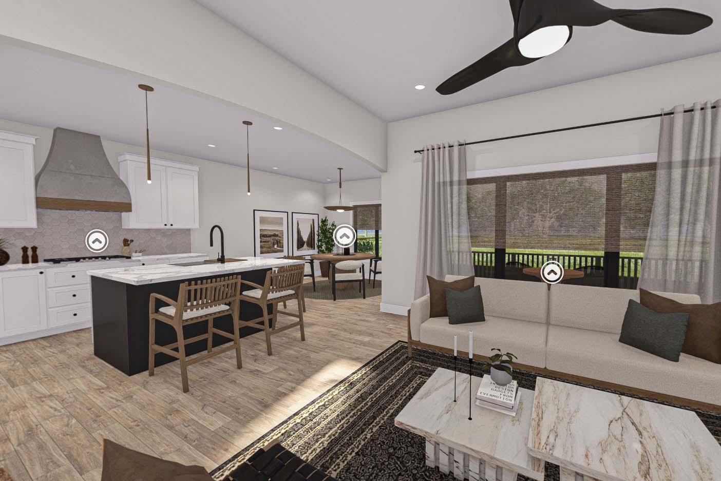 Plan 62532DJ: 3-Bed Northwest Style House Plan with Covered Deck - 1734 Sq Ft - Virtual Tour Cover Image - Contemporary, Northwest