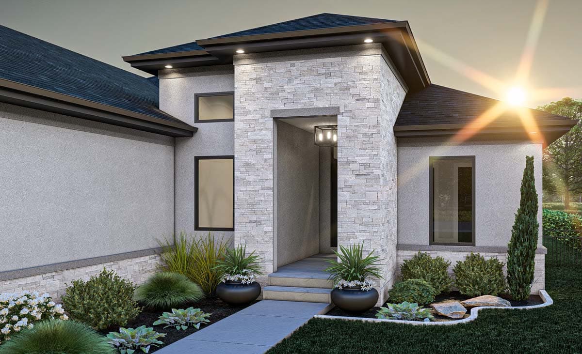 Plan 62532DJ: 3-Bed Northwest Style House Plan with Covered Deck - 1734 Sq Ft - Image #14 - Contemporary, Northwest