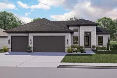 3-Bed Northwest Style House Plan with Covered Deck - 1734 Sq Ft