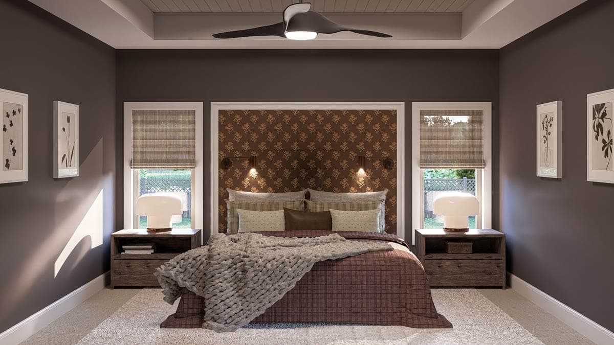 Plan 62533DJ: Comfortable 3 Bed Ranch Home Plan - Image #9 - Ranch, Traditional