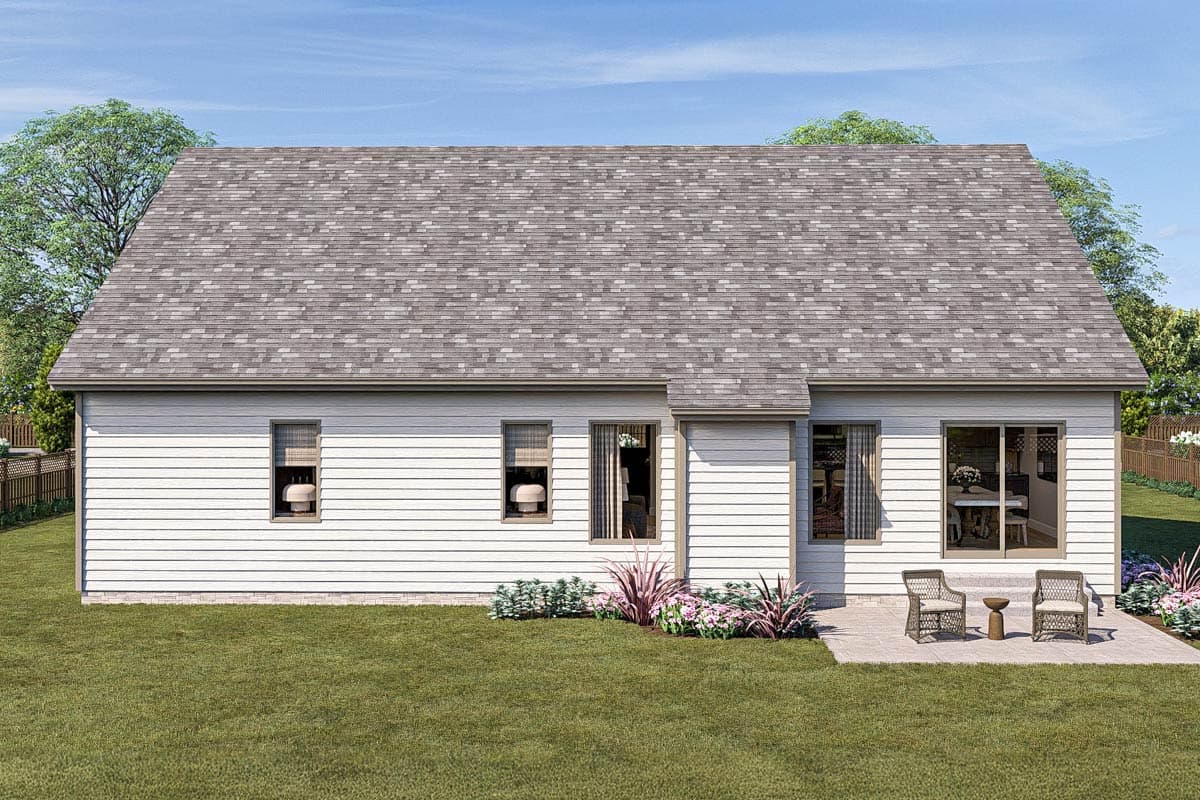 Plan 62533DJ: Comfortable 3 Bed Ranch Home Plan - Image #12 - Ranch, Traditional