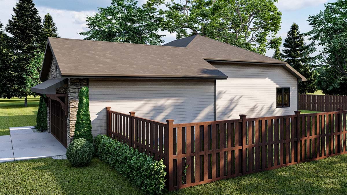 Plan 62534DJ: 3-Bed Southern House Plan with Clustered Bedrooms and Breakfast Nook - 1927 Sq Ft - Image #12 - Mediterranean, Spanish