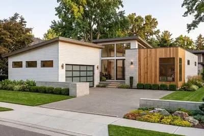 Contemporary Home with Lots of Glass