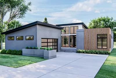 Contemporary Home with Lots of Glass
