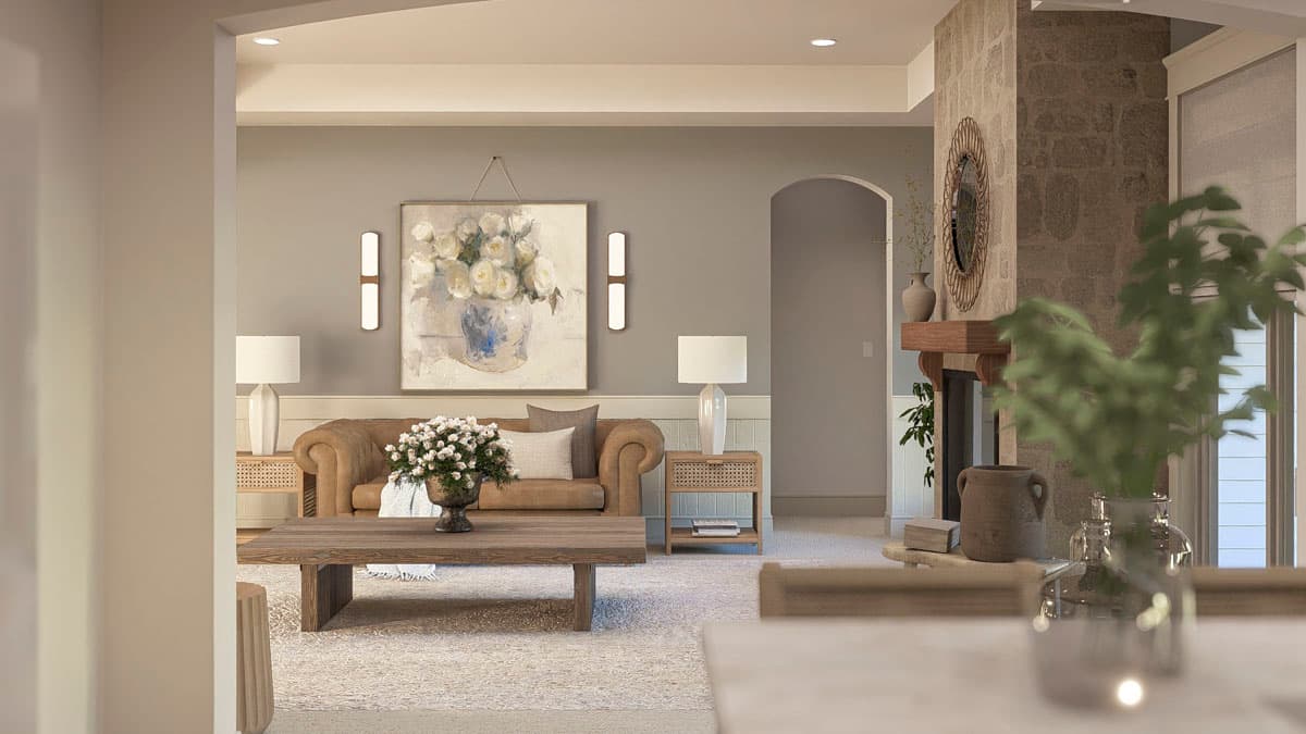 Plan 62536DJ: 4-Bed Traditional European House Plan with Hearth Room - 2193 Sq Ft - Image #8 - European, Traditional