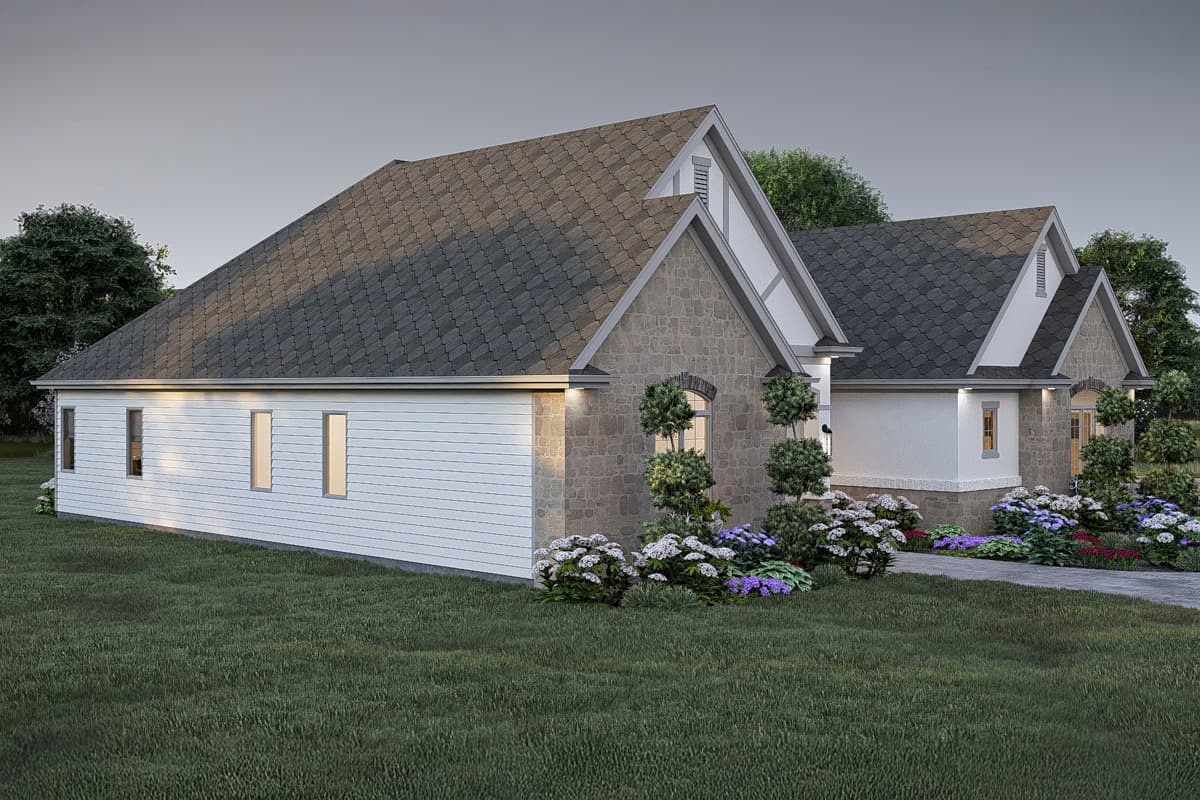 Plan 62536DJ: 4-Bed Traditional European House Plan with Hearth Room - 2193 Sq Ft - Image #13 - European, Traditional