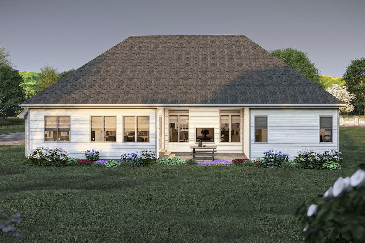Plan 62536DJ: 4-Bed Traditional European House Plan with Hearth Room - 2193 Sq Ft - Image #14 - European, Traditional