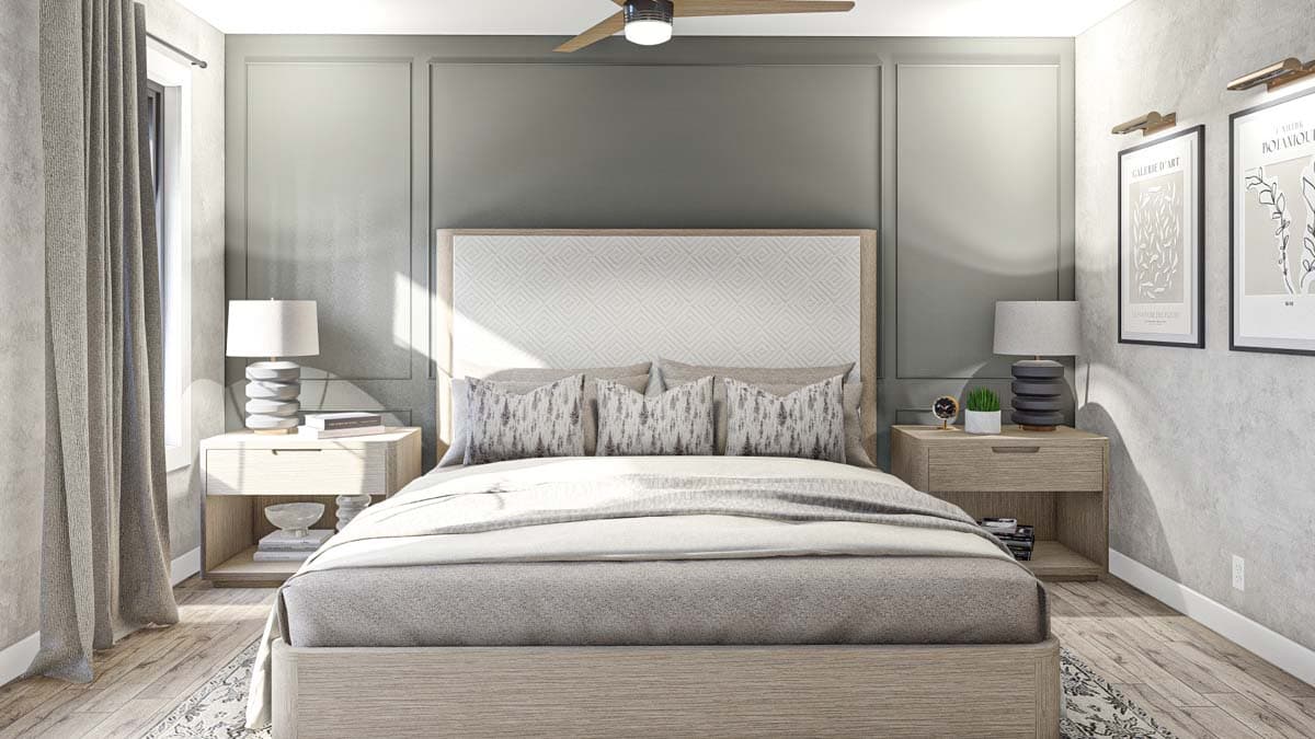 Plan 62543DJ: Mediterranean Quadplex House Plan with 1 Bed - 708 Sq Ft Units - Image #5 - Mediterranean