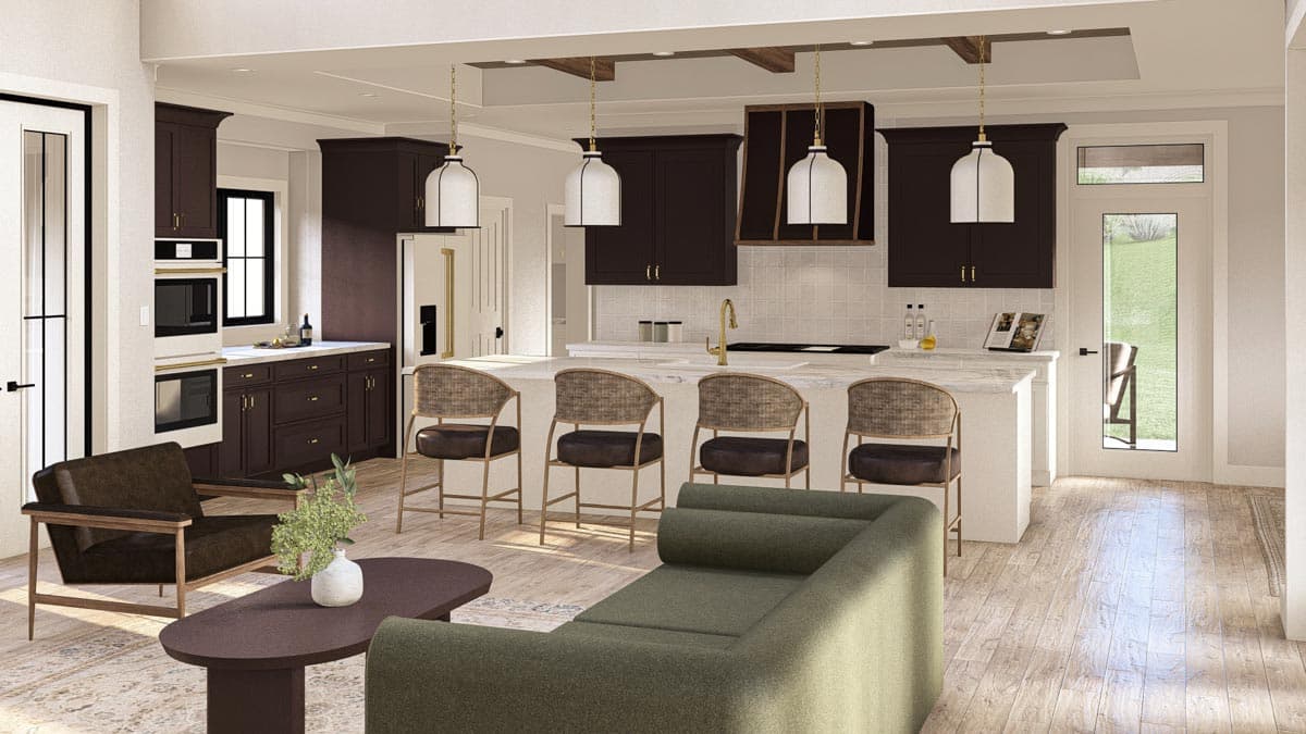 Plan 62544DJ: Modern 4 Bedroom Farmhouse Plan with 2-Story Great Room - 2768 Sq Ft - Image #8 - Country, Farmhouse, Modern Farmhouse, New American, Traditional