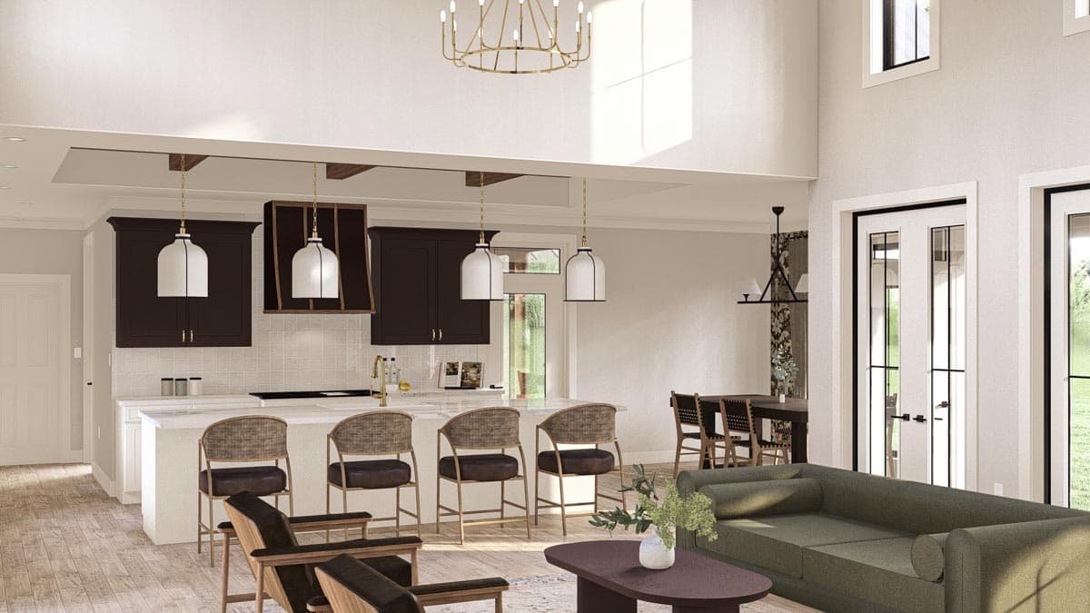 Plan 62544DJ: Modern 4 Bedroom Farmhouse Plan with 2-Story Great Room - 2768 Sq Ft - Image #12 - Country, Farmhouse, Modern Farmhouse, New American, Traditional