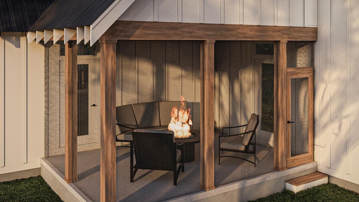 Plan 62544DJ: Modern 4 Bedroom Farmhouse Plan with 2-Story Great Room - 2768 Sq Ft - Image #23 - Country, Farmhouse, Modern Farmhouse, New American, Traditional