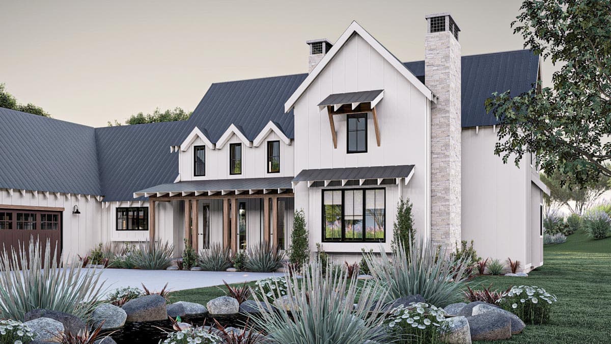 Plan 62544DJ: Modern 4 Bedroom Farmhouse Plan with 2-Story Great Room - 2768 Sq Ft - Image #26 - Country, Farmhouse, Modern Farmhouse, New American, Traditional