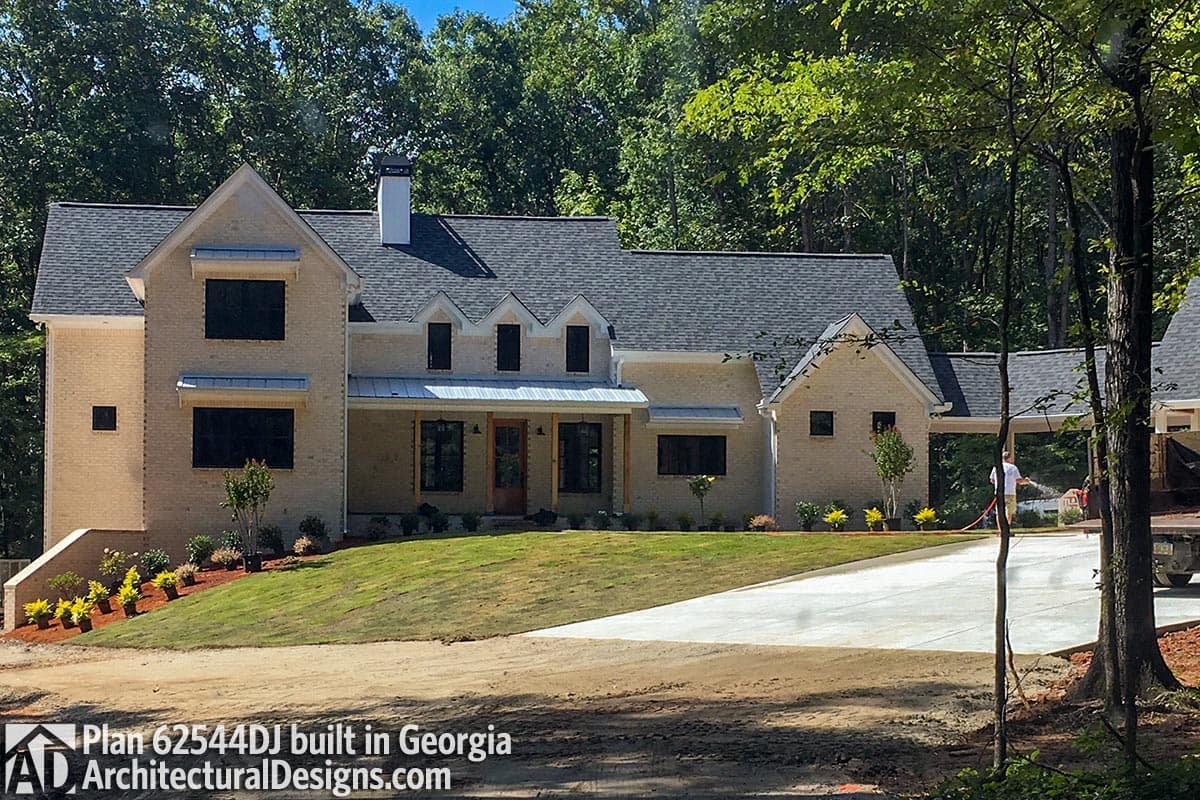 build gallery item - Modern Farmhouse Plan 62544DJ comes to life in Georgia