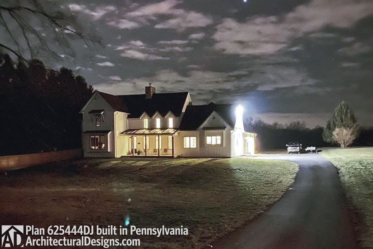 build gallery item - Modern Farmhouse Plan 62544DJ comes to life in Pennsylvania