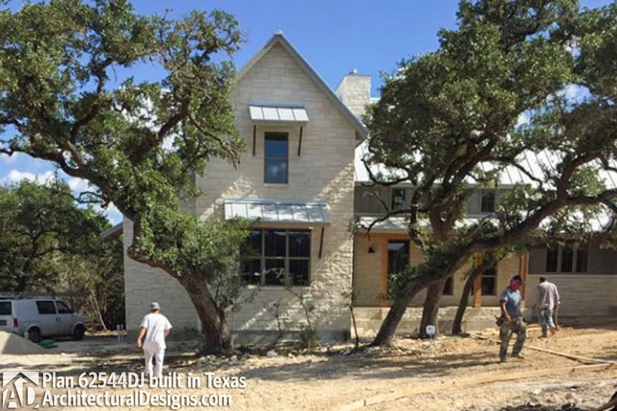 build gallery item - Modern Farmhouse Plan 62544DJ comes to life in Texas