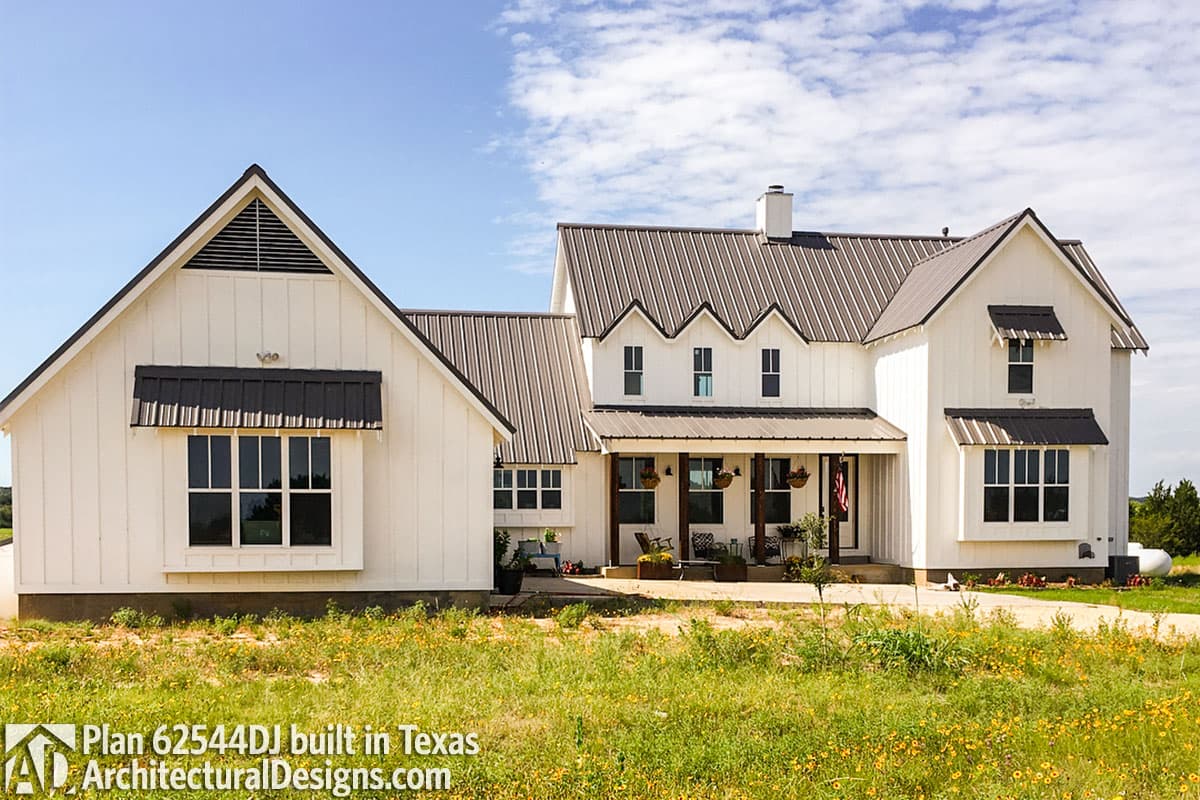 build gallery item - Modern Farmhouse Plan 62544DJ Comes to Life in Texas (Again!)