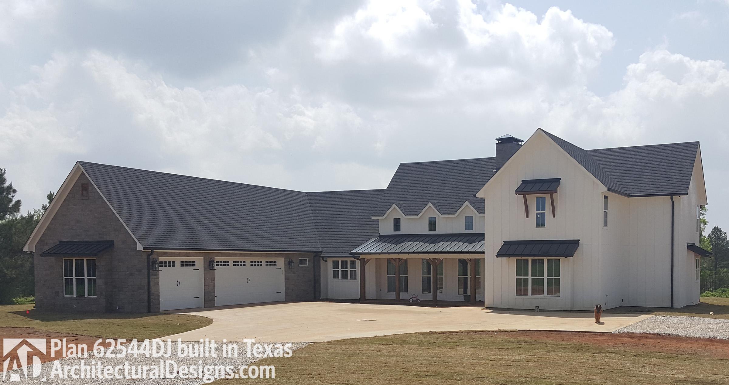 build gallery item - Modern Farmhouse Plan 62544DJ comes to life in Texas