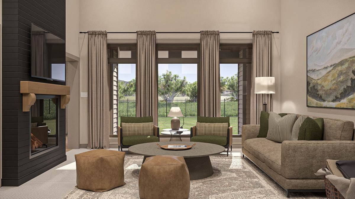 Plan 62550DJ: Two-Story Traditional Hill-Country House Plan with 4-Bedrooms - 2955 Sq Ft - Image #5 - Hill Country, Mountain, Northwest, Ranch