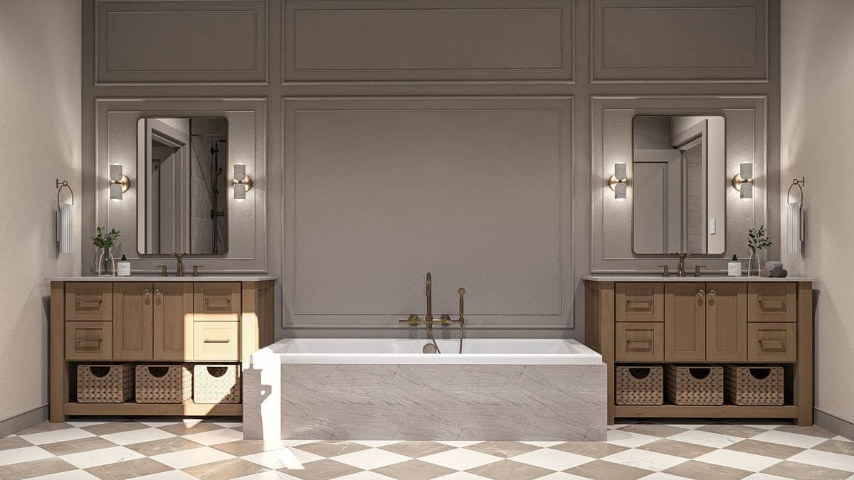 Plan 62550DJ: Two-Story Traditional Hill-Country House Plan with 4-Bedrooms - 2955 Sq Ft - Image #14 - Hill Country, Mountain, Northwest, Ranch