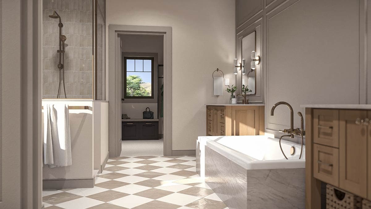 Plan 62550DJ: Two-Story Traditional Hill-Country House Plan with 4-Bedrooms - 2955 Sq Ft - Image #15 - Hill Country, Mountain, Northwest, Ranch