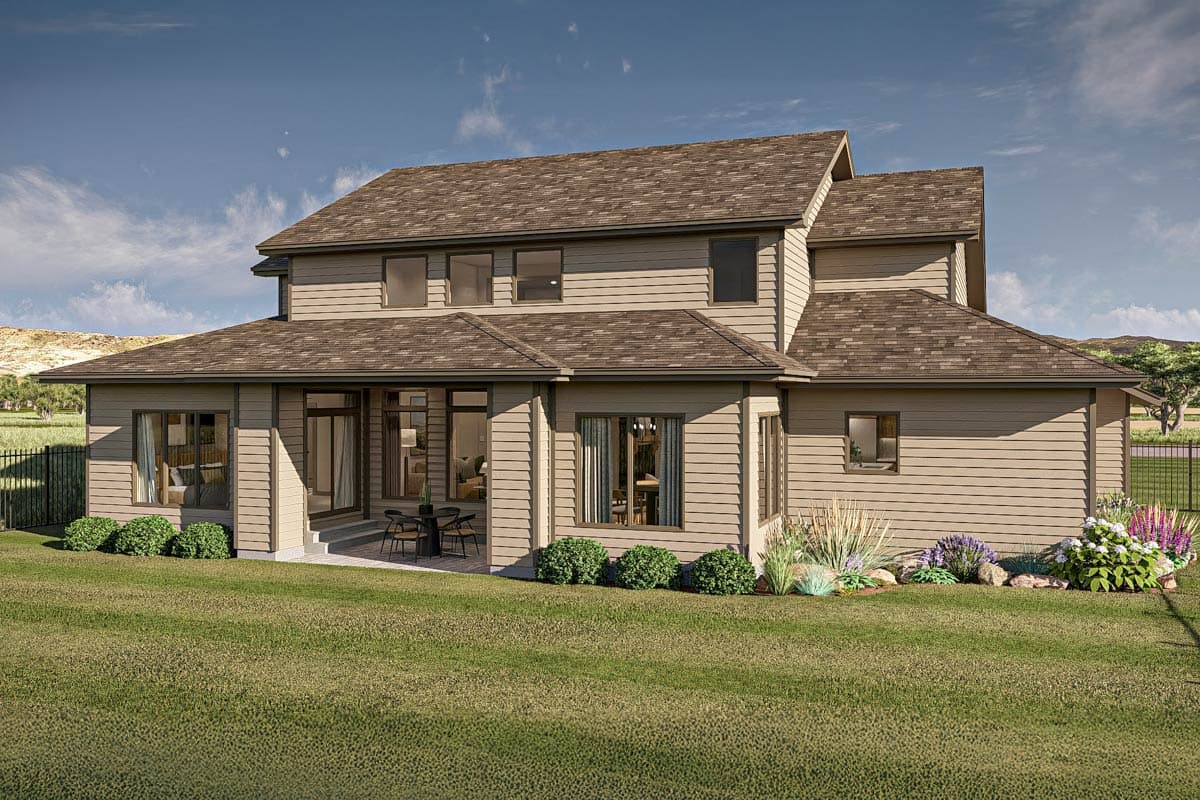 Plan 62550DJ: Two-Story Traditional Hill-Country House Plan with 4-Bedrooms - 2955 Sq Ft - Image #19 - Hill Country, Mountain, Northwest, Ranch