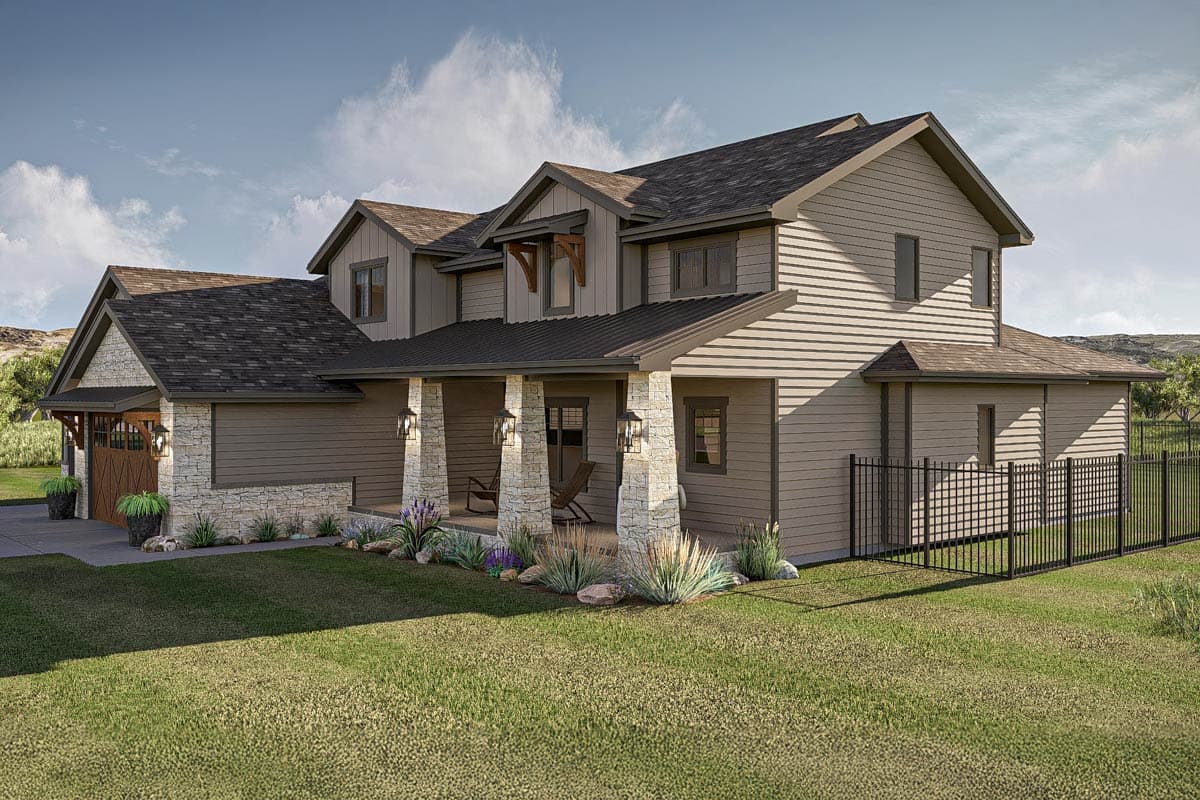 Plan 62550DJ: Two-Story Traditional Hill-Country House Plan with 4-Bedrooms - 2955 Sq Ft - Image #20 - Hill Country, Mountain, Northwest, Ranch